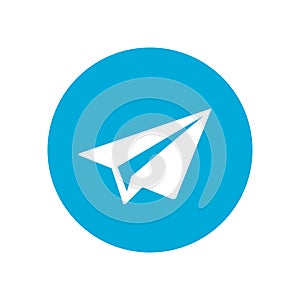 Send symbol, paper airplane icon Ã¢â¬â stock vector